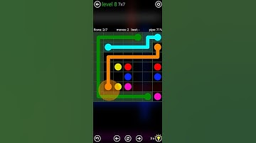 Flow Free, Classic Pack Medium Level 8 (7×7)