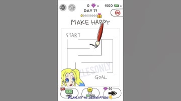 Draw happy world//all levels gameplay//level 71 #puzzlesonly#draw_happy_world