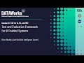 Test and Evaluation Framework for AI Enabled Systems
