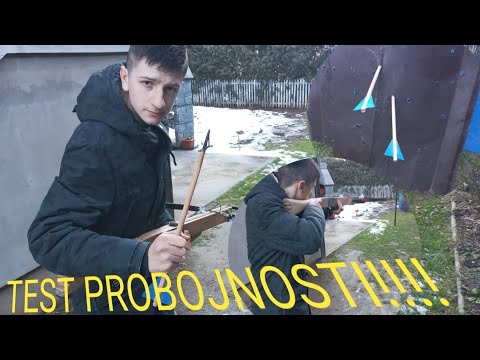 samostrel - TEST PROBOJNOSTI