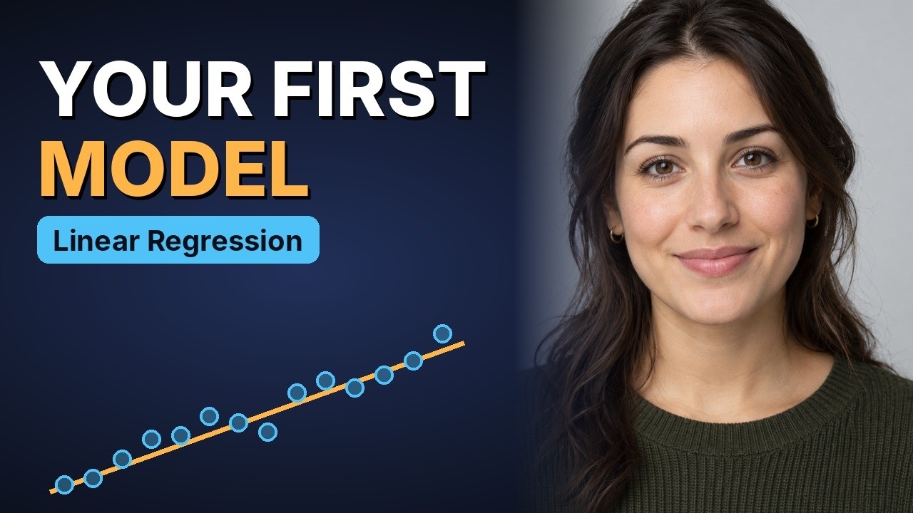 Linear Regression Explained: Your First Machine Learning Model - YouTube