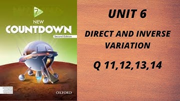 Maths of class 7 countdown unit 6 Question # 11,12,13,14