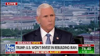 VP PENCE "This MOU with Iran does smack of the kind of appeasement"