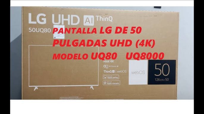 LG - Pantalla LG 43 Pulgadas Smart TV UHD 4K AI ThinQ 43UQ8000PSB