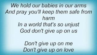 Watch Jessica Andrews God Dont Give Up On Us video