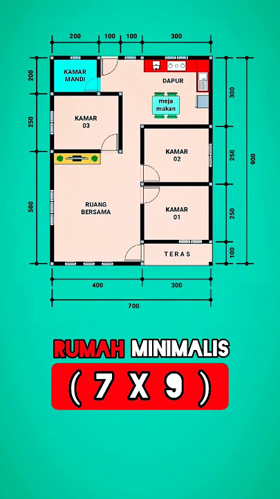 Rumah 7x9 Meter