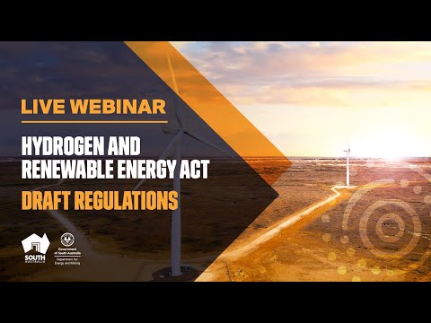 Hydrogen and Renewable Energy Act - Draft Regulations Webinar