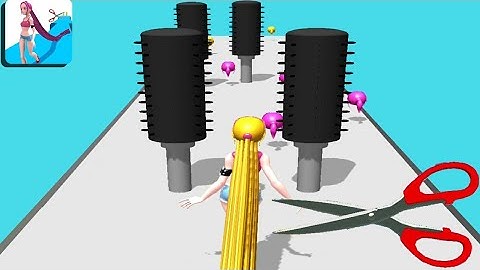 HAIR RUSH ALL LEVELS  7 - 12 GAMEPLAY WALKTHROUGH PART 2  (IOS & ANDROID)