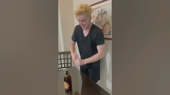 How to Open a Beer Bottle With Toilet Paper #shorts