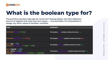 Java Boolean Type | CodeGym University Course