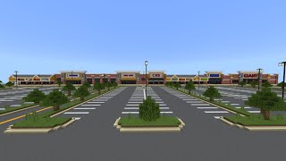Minecraft City Of Evansburg - Episode 50 - Strip Mall - Timelapse