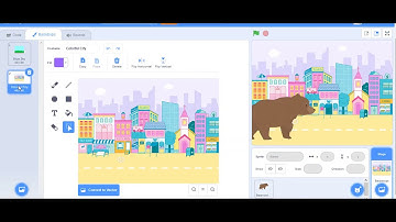 Scratch Scripting Tutorial #1 Walking Bear Tutorial