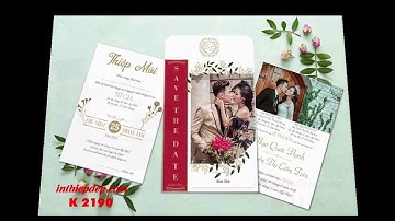 20 Mẫu Thiệp Cưới In Hinh Đẹp