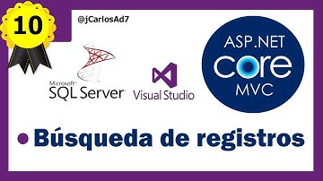 CRUD ASP.Net Core 2.0 MVC y Entity Framework Core - 10  Agregar cuadro de búsqueda de registros