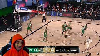 FlightReacts Boston Celtics vs Milwaukee Bucks - Full Game Highlights | July 31, 2020!