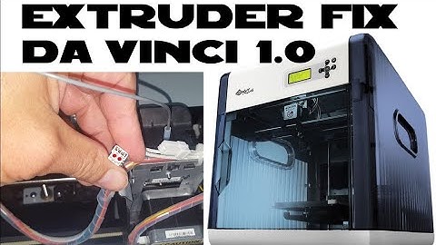 XYZ Da Vinci 1.0 3D Printer: extruder not heating fix DIY