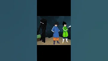 غوكو و فيجيتا لو دخلو ماين كرافت Dragonball ميمز Goku دراغون بول ماين كرافت ماينكرافت فيجيتا 