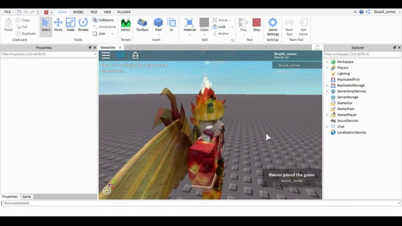 Roblox Studio How To Make Owner Admin Joined Notification Check