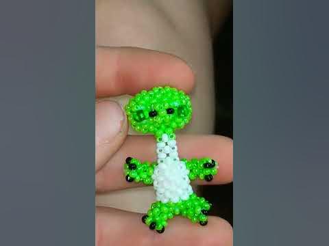 динозавр из бисера амигуруми/нужен тутор?🦖🦕 #бисер #бисероплетение # ...