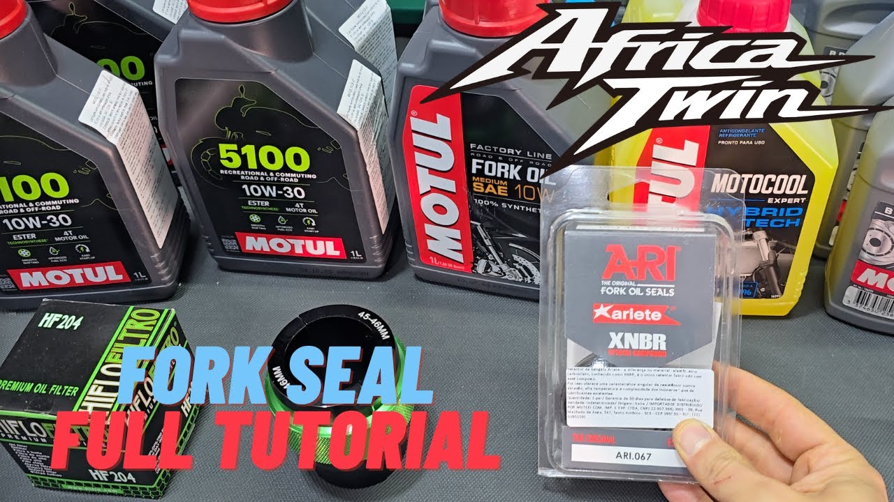Changing the fork seals on the New Honda Africa Twin CRF1100
