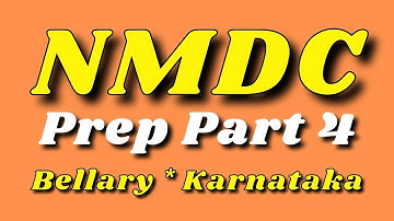 NMDC  GK GS Preparation Part 4 | Bellary Local Gk |NMDC Recruitment 2022