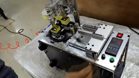 Automatic taping machine WM-1566PR. For EE core transformers.