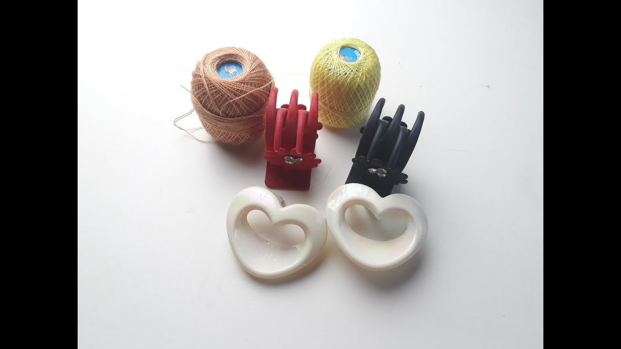 Amazing sewing trick hair clip trick Hand embroidery trick YouTube