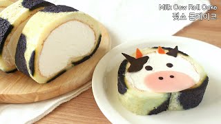신축년 설날 맞이 '젖소 롤케이크' 만들기🐄 (Milk Cow Roll Cake) by HuiJyak 희쟉 2,328 views 3 years ago 8 minutes, 58 seconds