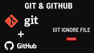 How to ignore some files in git commit ? || .gitignore in git | #9