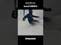 Powder snow, March, in Niseko.