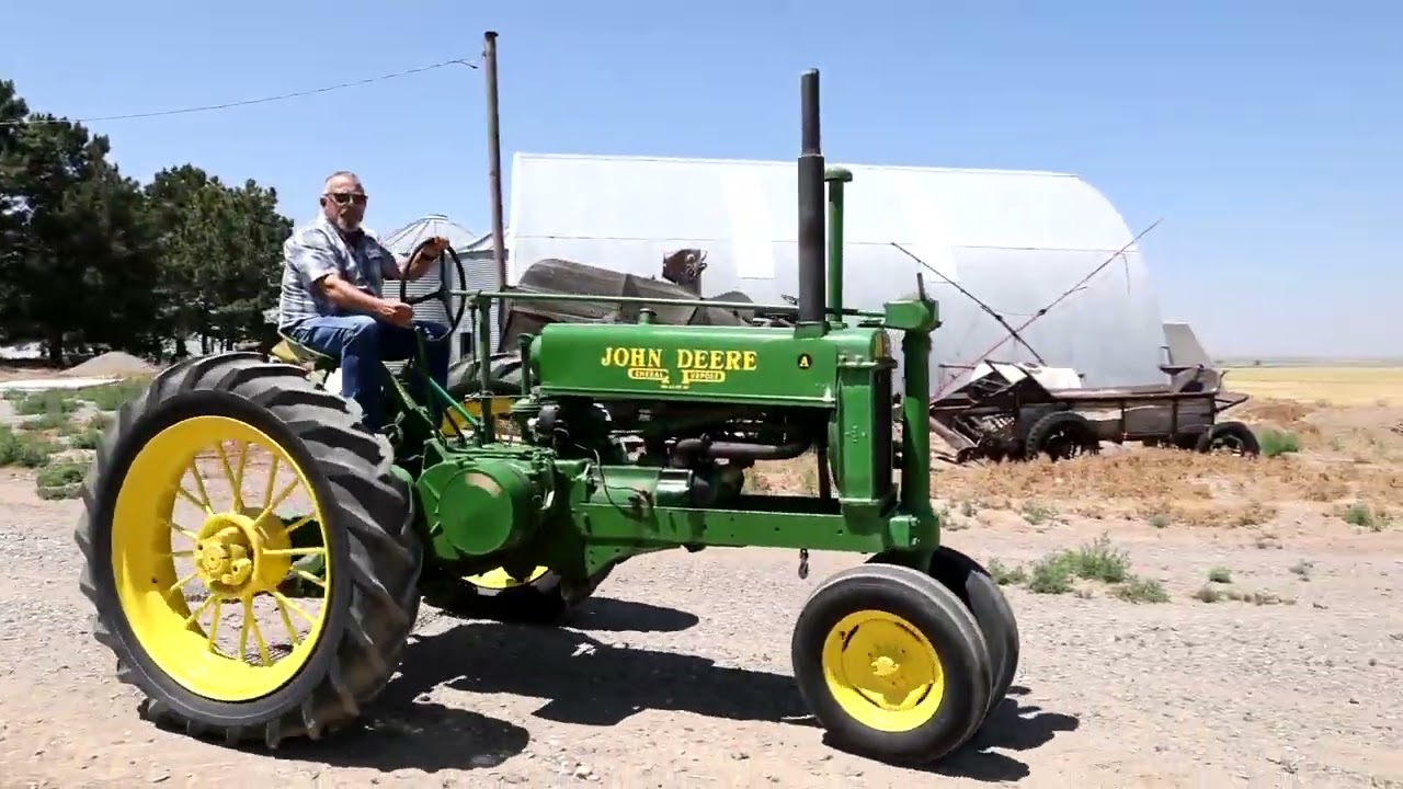 JOHN DEERE 1937年式トラクター 1937 JOHN DEERE A For Sale - YouTube