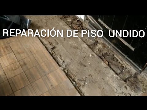 Video: ¿Cómo se arregla un piso de madera hundido?