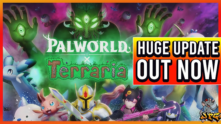 PALWORLD UPDATE OUT NOW! Fishing! New Islands & Pals! Huge Terraria Collab! PS5 Dedicated Servers!