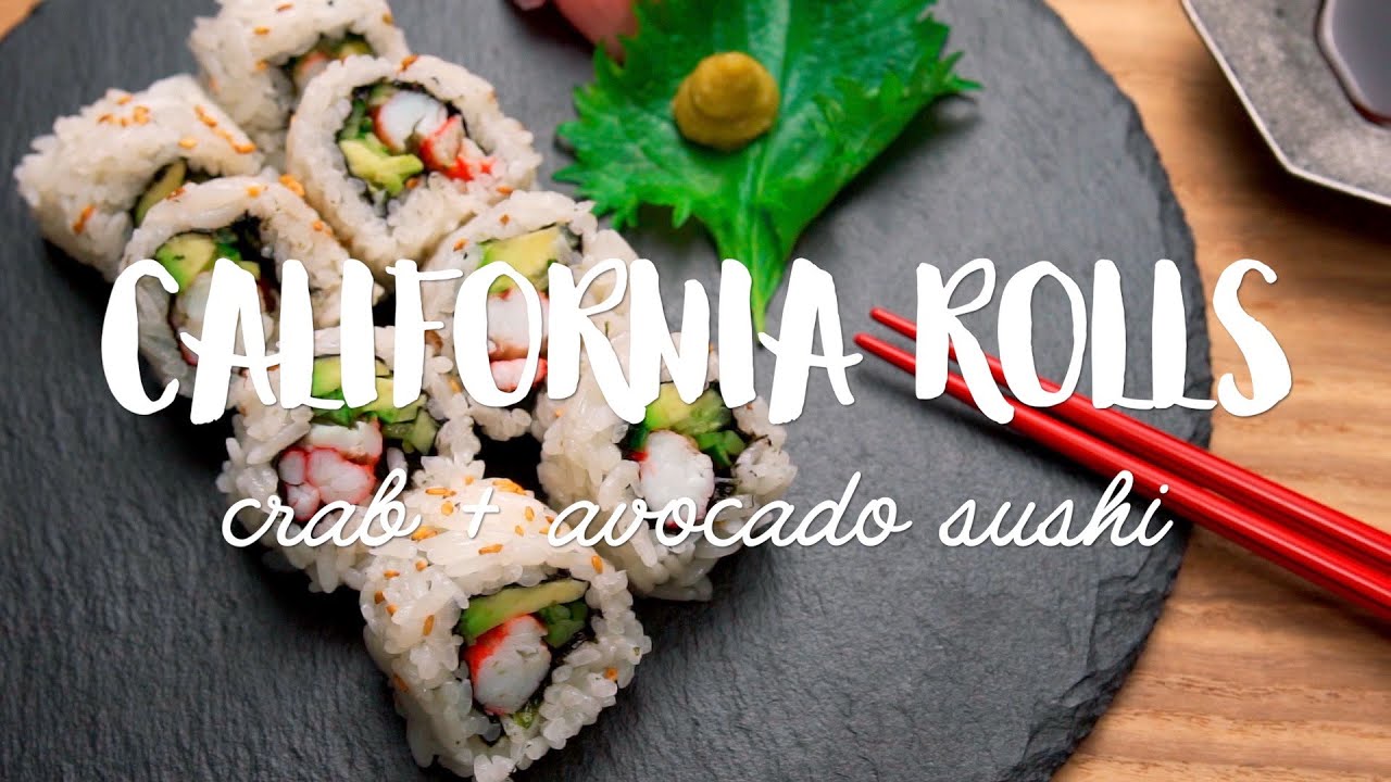 How to Make California Roll - Video and step-by-step photos