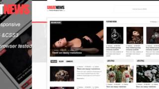 Great News Magazine Responsive Template + Download