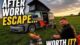 After Work Campervan Escape in our Volkswagen T7… Was It Actually Worth It? (VW T7)