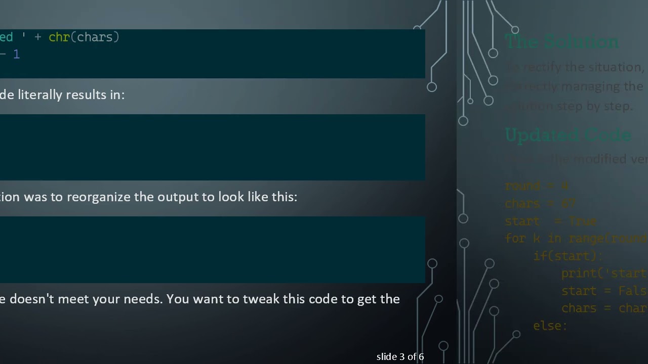 How to Achieve Customized Output in Python with chr() Function