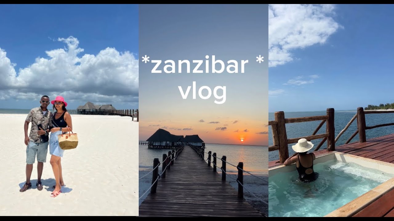 Our trip to zanzibar part 1/staying in an overwater villa/experiencing first class in a ferry.