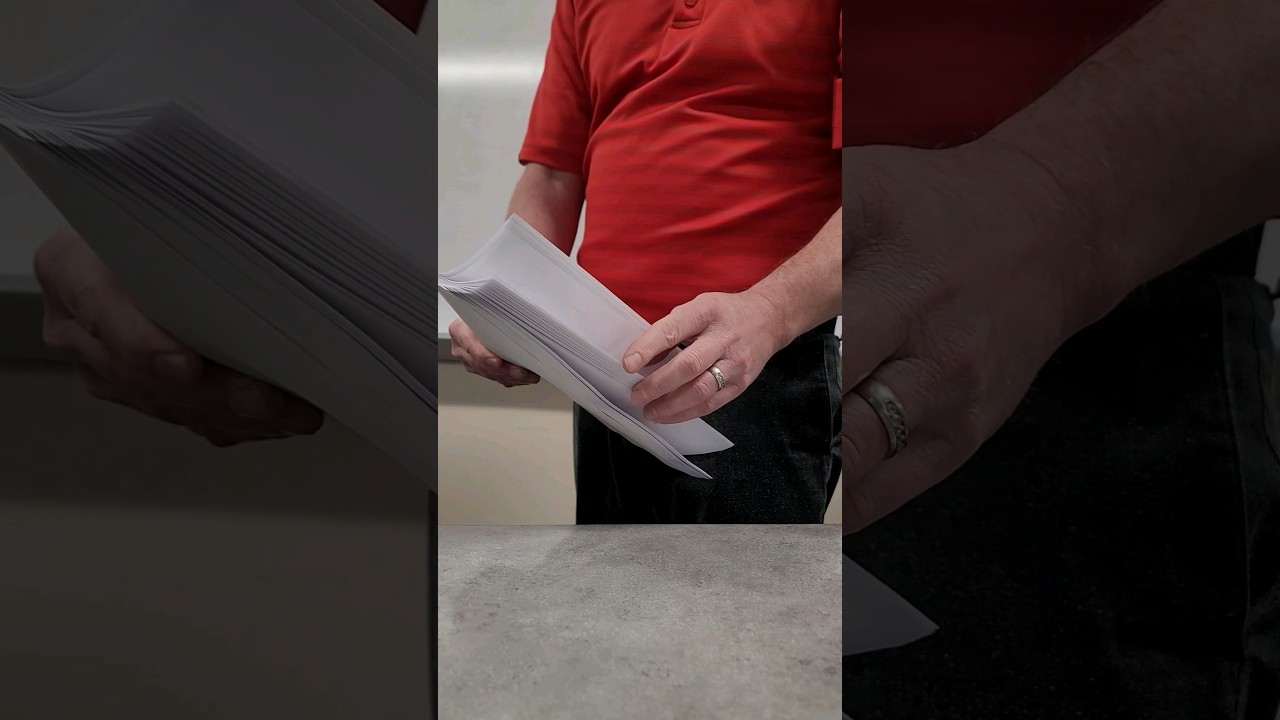 Paper Open Hack Passing out papers HACK 👌 #shorts #lifehack # - YouTube