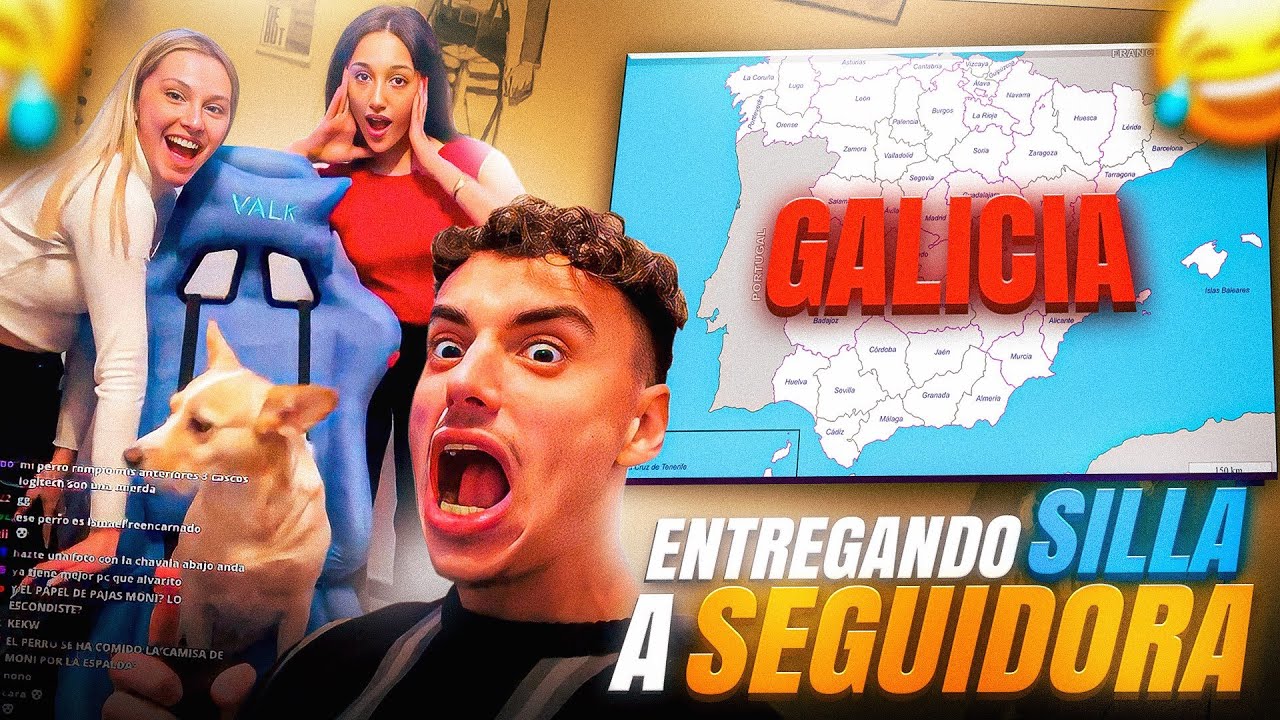 VAMOS A GALICIA A LLEVARLE UNA SILLA A UNA SEGUIDORA - IRL