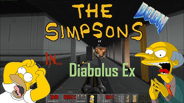Simpsons DOOM in Diabolus Ex