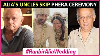 Ranbir-Alia’s wedding: Alia's uncles Robin Bhatt and Mukesh Bhatt skip her phera ceremony