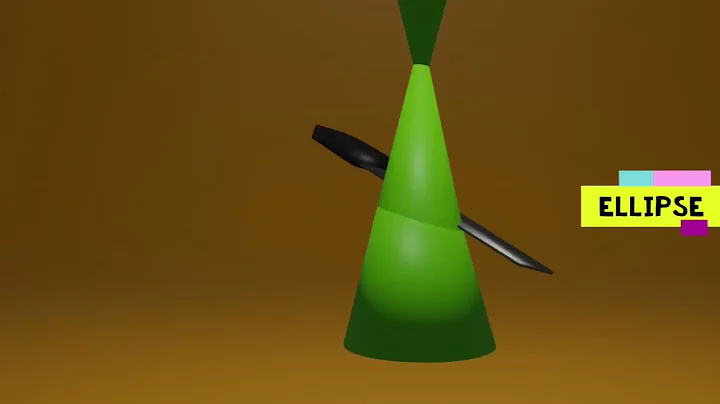 conic sections. how are different sections formed? 3D animation #IAStories