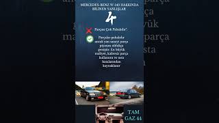 MERCEDES-BENZ W-140#oto #otocu #araba #bilgi