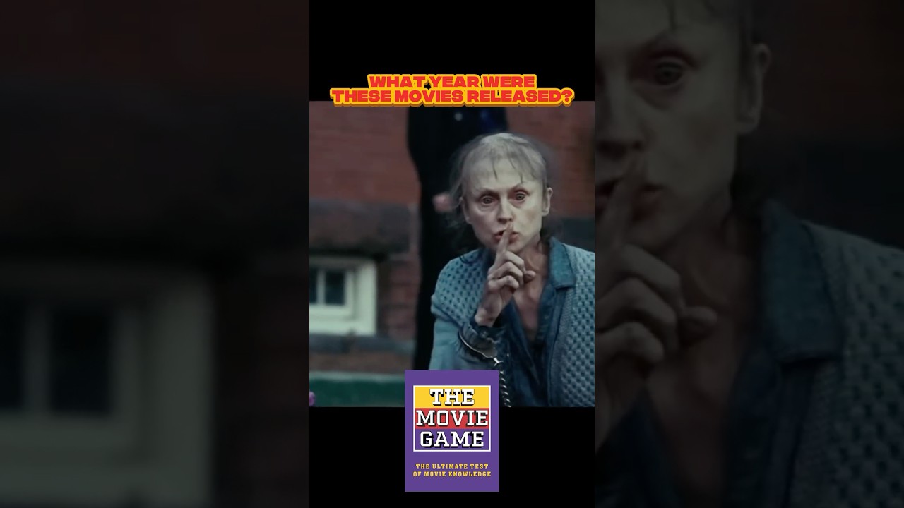 Can you guess what year these movies were released? 