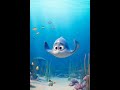 Meet Ray, the Gliding AquaBuddy! Fun Ray Facts 🐠 #AquaBuddies3D  #oceanlife #pixarstyle #3danimation