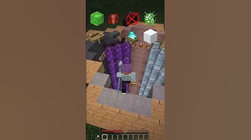 MINECRAFT: WHAT HAPPENS IF YOU MISS THE BLOCK? 😱 (AXEL F) #minecraft #shorts