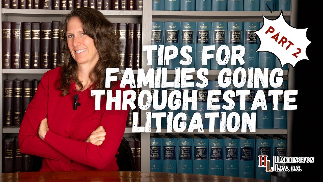 PART 2 - Tips for Families Navigating Estate Litigation - YouTube