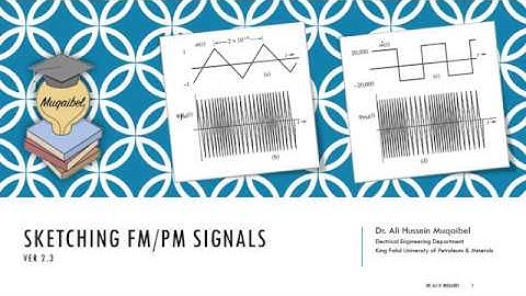 5.2 Examples for Sketching FM and PM signals