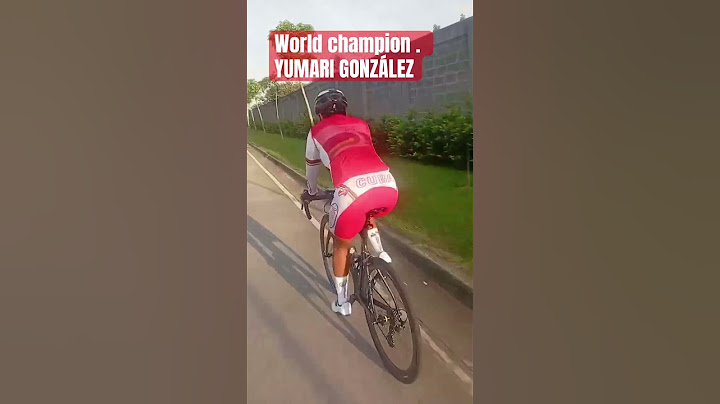 La varias veces campeona mundial en la pista YUMARI GONZÁLEZ entrenando en Panamá #ciclismocubano